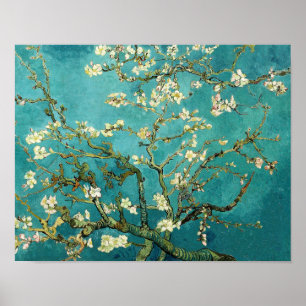 Poster Blossoming Almond Tree Vincent van Gogh