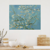 Poster Blossoms d'amandes par Vincent Van Gogh (Cuisine)