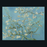 Poster Blossoms d'amandes par Vincent Van Gogh<br><div class="desc">Fleurs d'amandes de Vincent Van Gogh, huile sur toile 1890, est un tableau des branches d'un amandier avec de petites fleurs blanches fleuries contre un ciel bleu clair et lumineux. Peint avec les influences de l'impressionnisme et des impressions japonaises dans ses couleurs aplaties et ses contours expressifs et audacieux, le...</div>