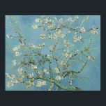 Poster Blossoms d'amandes par Vincent Van Gogh<br><div class="desc">Fleurs d'amandes de Vincent Van Gogh, huile sur toile 1890, est un tableau des branches d'un amandier avec de petites fleurs blanches fleuries contre un ciel bleu clair et lumineux. Peint avec les influences de l'impressionnisme et des impressions japonaises dans ses couleurs aplaties et ses contours expressifs et audacieux, le...</div>
