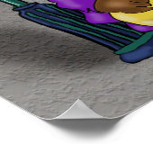 Poster "Blowin' on Bourbon" - par Kev Moore (Coin)