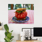 Poster BLT avec tomate géante (Bureau à domicile)