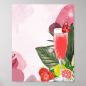 Poster Blu Créez votre propre bulle Brunch Mimosa (Devant)