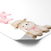 Poster Blu Créez votre propre doux petit agneau rose rose (Coin)