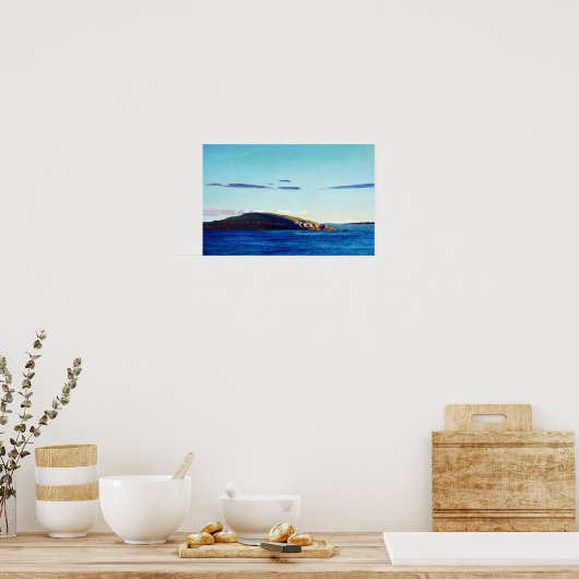 Poster Blubber Island, Maine par Newell Convers Wyeth (Cuisine)