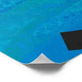 Poster Blue 50 Décennie Anniversaire (Coin)