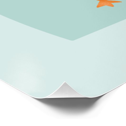 Poster Blue Adopter One Silly Goose Boys 1er Anniversaire (Coin)