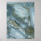 Poster Blue agate (Devant)