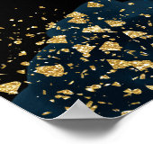 Poster Blue Alcohol Enk Sweet 16 Anniversaire Fête Bienve (Coin)