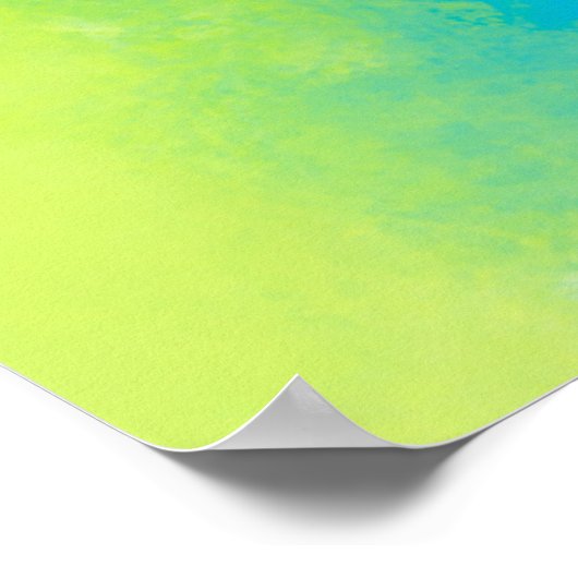 Poster Blue and yellow (Coin)