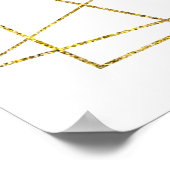 Poster Blue and Yellow Floral Birthday Welcome (Coin)