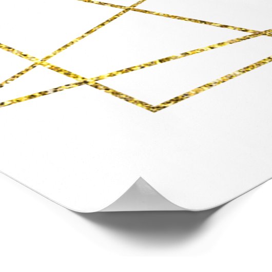 Poster Blue and Yellow Floral Bridal Shower Welcome Sign (Coin)