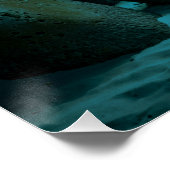 Poster Blue Angelfish Aquarium sous-marin Fish Tank Lover (Coin)