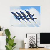 Poster Blue Angels (Bureau à domicile)