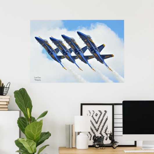 Poster Blue Angels (Bureau à domicile)