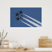Poster Blue Angels de la marine américaine (Cuisine)