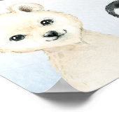 Poster Blue Arctic Onederland 1er anniversaire Jalon (Coin)