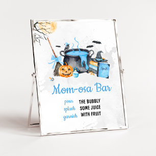 Poster Blue Baby est en train de brasser le panneau de ba