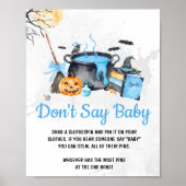Poster Blue Baby est en train de brasser Ne dites pas le (Devant)