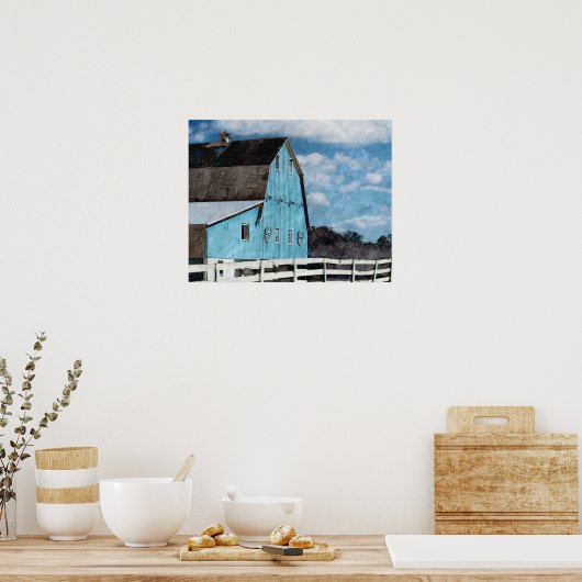 Poster Blue Barn (Cuisine)