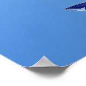 Poster Blue Bellflower (Coin)