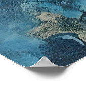 Poster Blue Boho Sunshine" (ou parfois "Boho Sun Blue") (Coin)