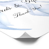 Poster Blue Bow Cards and Gifts Sign, Coquette Bow (Coin)