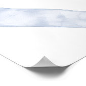 Poster Blue Bow C'est un Baby shower garçon (Coin)