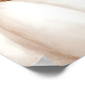 Poster Blue Bow Petit Citrouille Baby shower garçon Bienv (Coin)