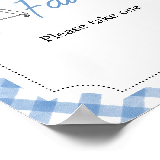 Poster Blue Burger BBQ Faveurs (Coin)