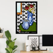 Poster Blue Calico Still Life (Poster d'art raffiné) (Bureau à domicile)