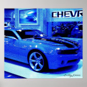 Poster "Blue Camaro" © 2009 S.J. (Devant)