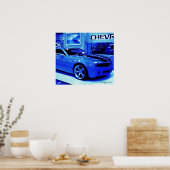 Poster "Blue Camaro" © 2009 S.J. (Cuisine)