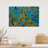 Poster Blue chrysocolla jasper (Cuisine)