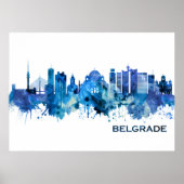 Poster Blue de Belgrade (Devant)