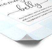 Poster Blue En vichy Rocking Horse Quelle Est La Grosse T (Coin)