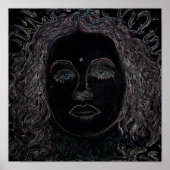 Poster Blue Eyes 12x12" (Devant)