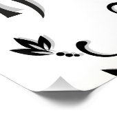 Poster Blue Eyes Mode maquiller (Coin)