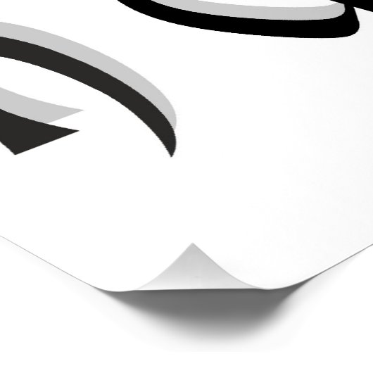 Poster Blue Eyes Mode maquiller (Coin)