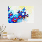 Poster Blue Fire Berries (Cuisine)