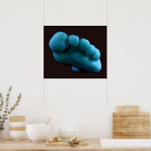 Poster Blue Foot, 2005 Photoshop Art. (Cuisine)