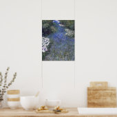 Poster Blue Forest Path Impressionist Oilpaint (Cuisine)
