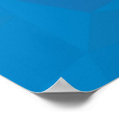 Poster Blue, geometric, cool, unique, trendy illustration (Coin)