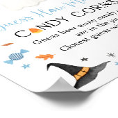 Poster Blue Ghost Halloween Devinez Combien De Jeu (Coin)