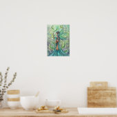 Poster Blue Green Garden Fairy Art de Molly Harrison (Cuisine)