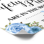 Poster Blue Guards combien de Sécurité Pins panneau de do (Coin)