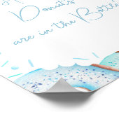 Poster Blue Guess Combien de beignes sont dans la bouteil (Coin)