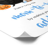 Poster Blue Halloween Baby est Brassant Enveloppe Station (Coin)