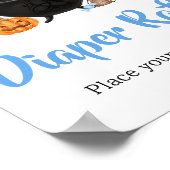 Poster Blue Halloween Baby est brasser Déchets Raffle (Coin)