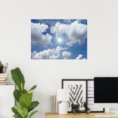 Poster Blue Heaven Nuages + vos idées (Bureau à domicile)
